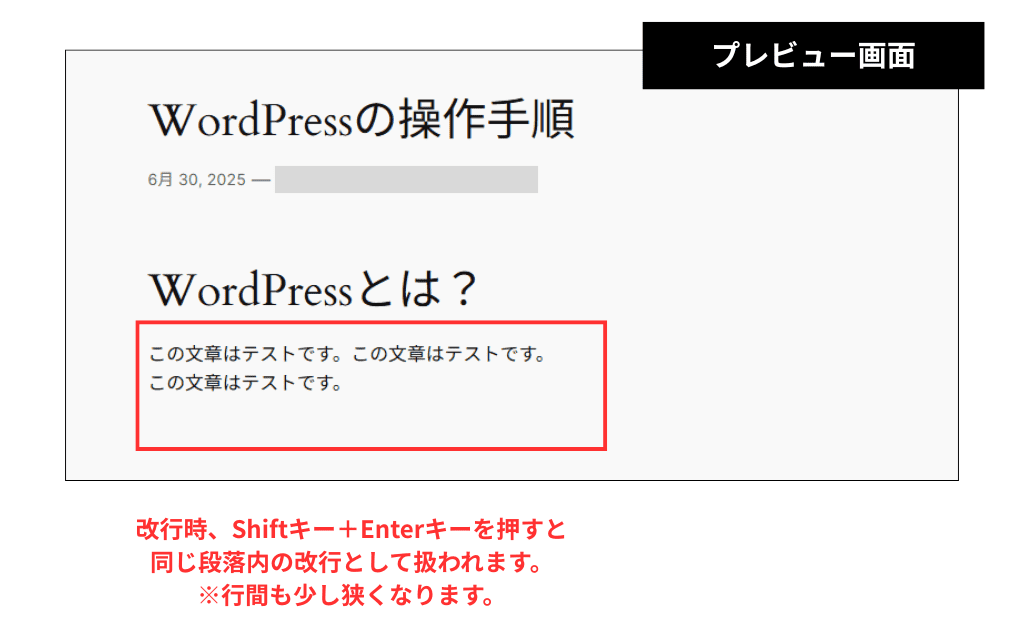 WordPress 本文入力