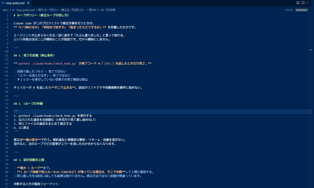 ループに関するファイル